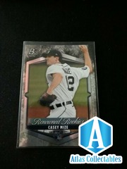 2021 Bowman Platinum Casey Mize Renowned Rookies #RR-4 Detroit Tigers